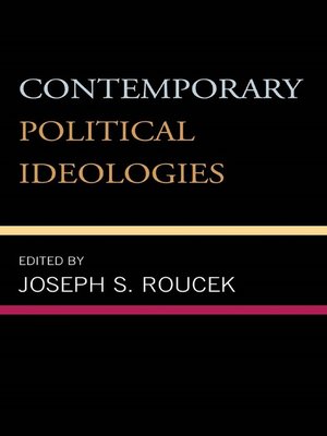 cover image of Contemporary Political Ideologies